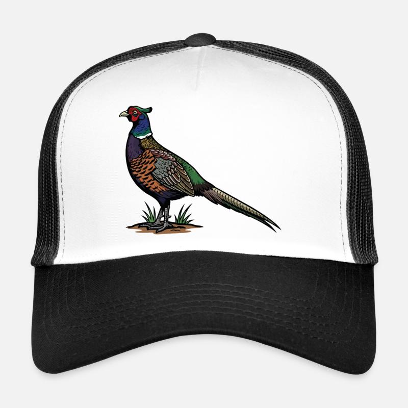 Ring-neck Pheasant Wild Nature Trucker Cap