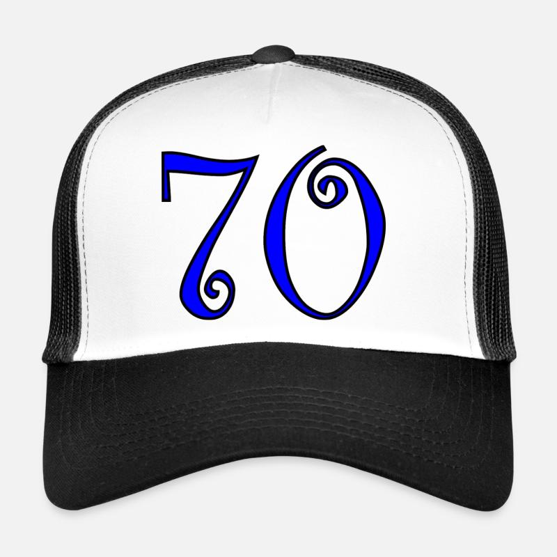70. 70 ANS. 70e ANNIVERSAIRE. ANNIVERSAIRE 70 ANS. Casquette trucker 