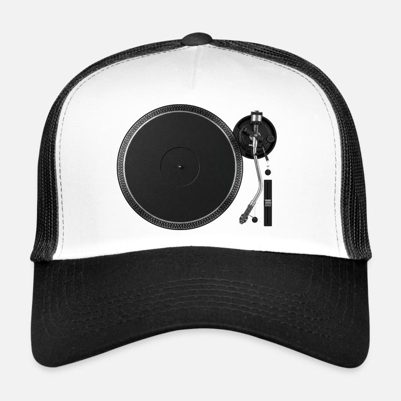 Disque vinyle vinyle minimaliste à platine Casquette trucker