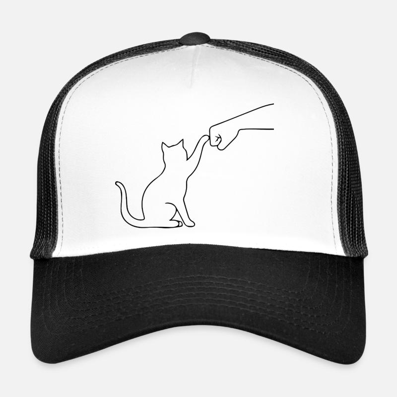 Patte de chat drôle Casquette trucker 