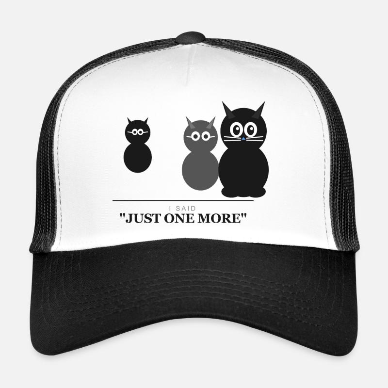 Nur noch eine Katzentrio-Silhouette Trucker Cap