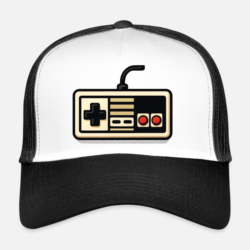 Retro NES controller design Trucker Cap