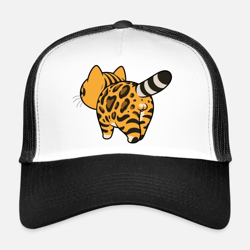 Leopard pattern converter Trucker Cap