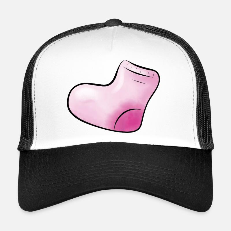 pink socks Trucker Cap