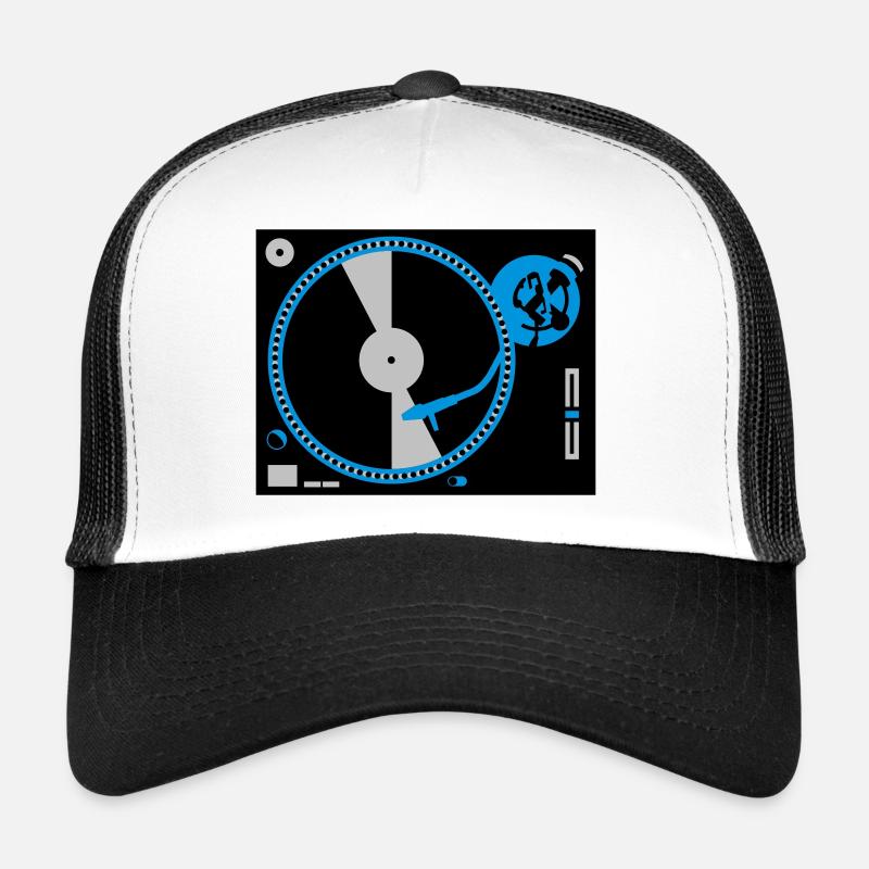 turntables - Trucker Cap - white/black