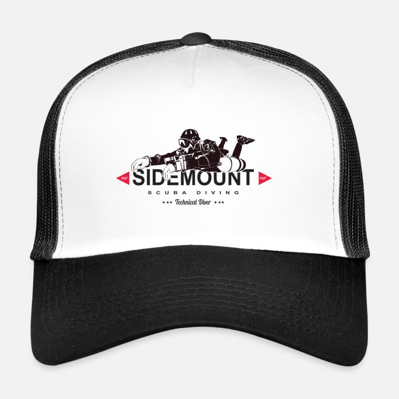 Sidemount Diver Diving Gift Tec Diving Cave Trucker Cap