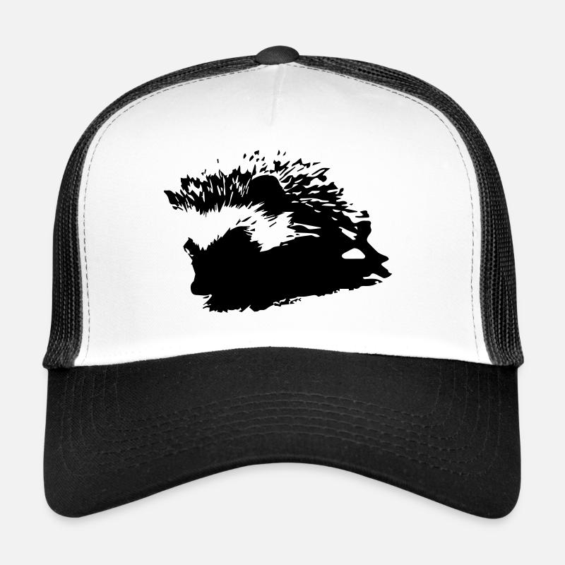 igel - Trucker Cap - Weiß/Schwarz