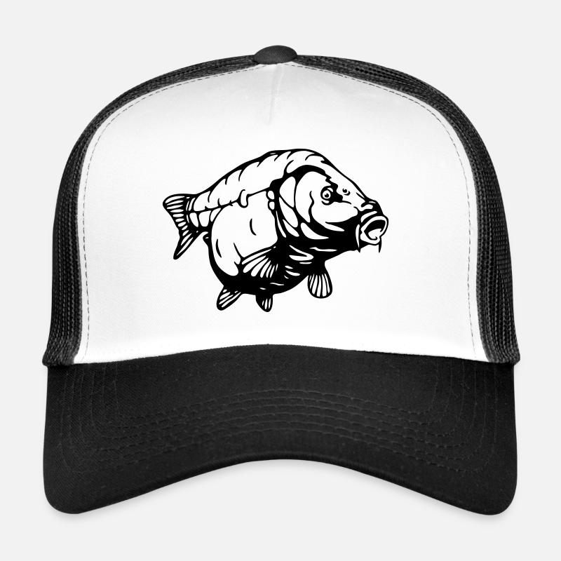 CARP - Trucker Cap - white/black