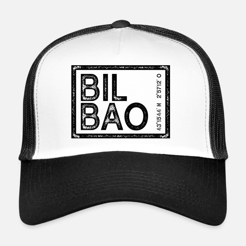 BILBAO - Trucker Cap - Weiß/Schwarz