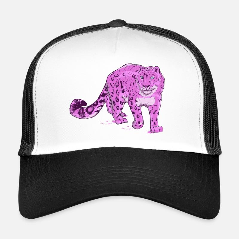La panthère rose - Casquette trucker  - blanc/noir