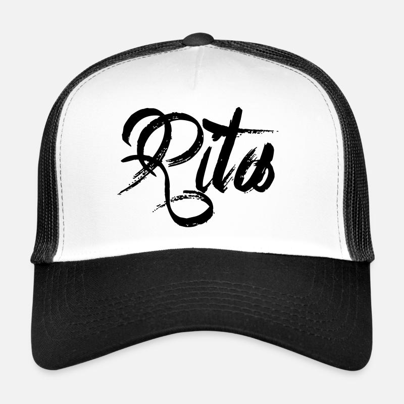 Rita - Trucker Cap - white/black