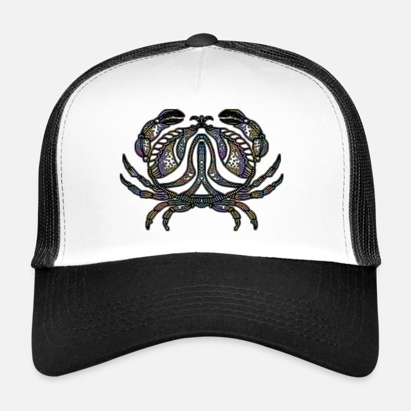 Crab - Trucker Cap - white/black
