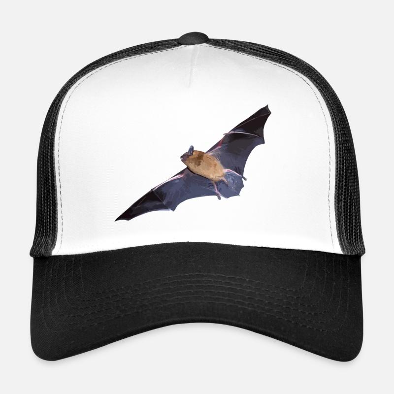 Bat - Trucker Cap - white/black