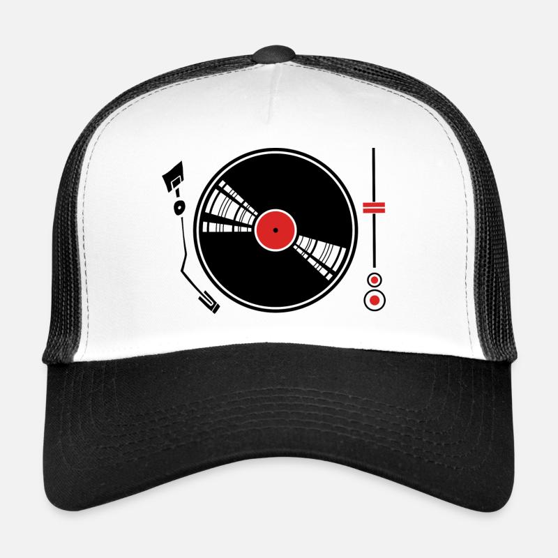 Vinyl Record Player Trucker Cap