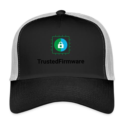 TrustedFirmware Logo verticle no org - Trucker Cap