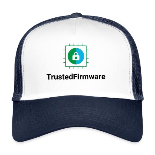 TrustedFirmware Logo verticle no org - Trucker Cap