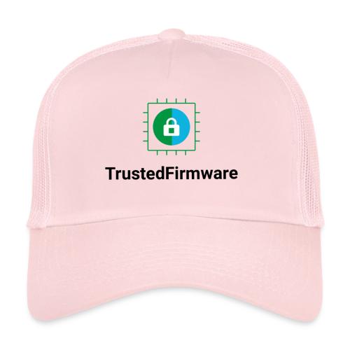 TrustedFirmware Logo verticle no org - Trucker Cap