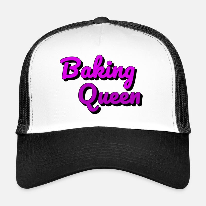 Baking Queen - Trucker Cap - Weiß/Schwarz