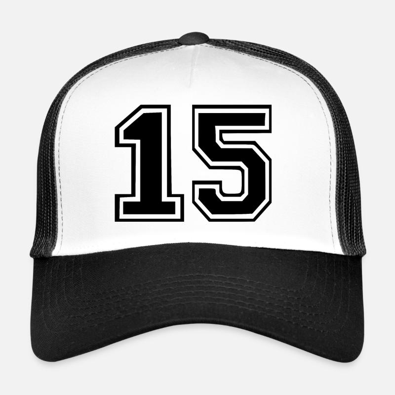 15 - Trucker Cap - white/black