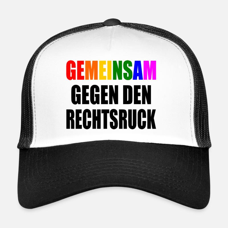 Ensemble contre le virage à droite Casquette trucker 