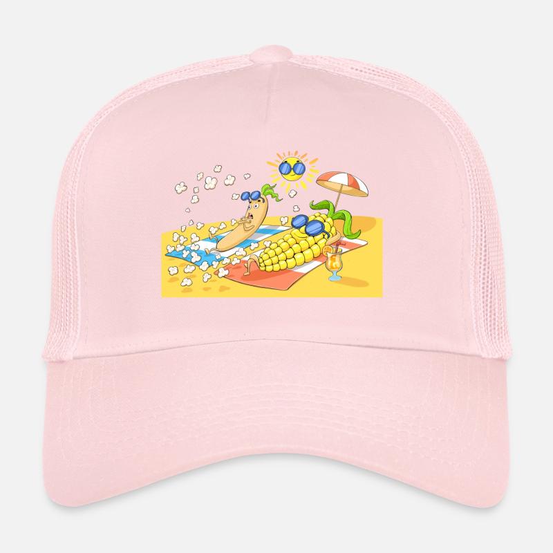 Popcorn Beach Time Casquette trucker 