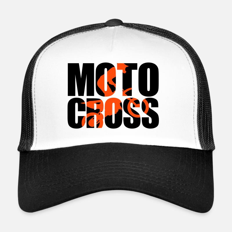 Motocross Shadow 2 - Trucker Cap - white/black