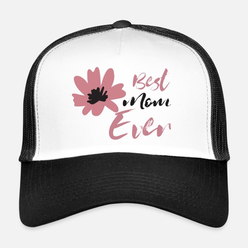 Best mom ever - Casquette trucker - blanc/noir