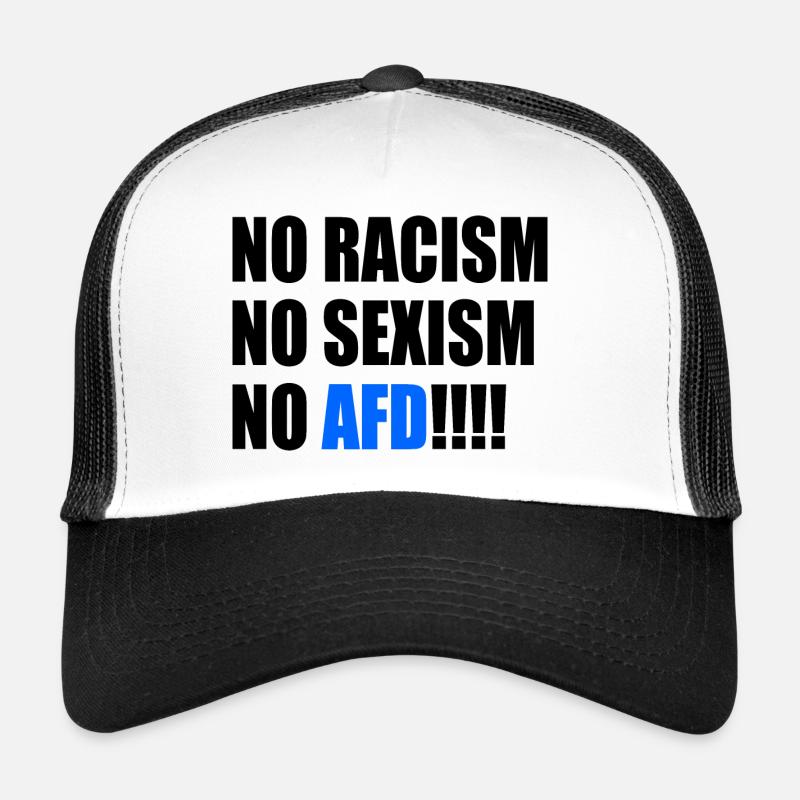 Pas de racisme, pas de sexisme, pas d’AfD Casquette trucker 