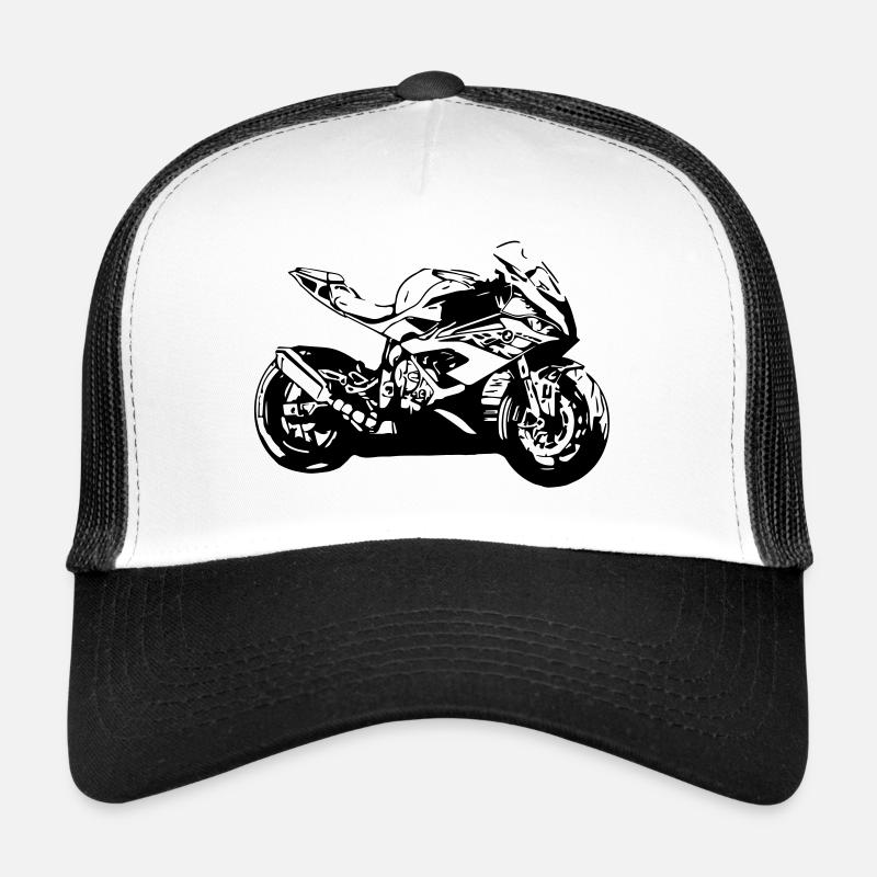 moto - Casquette trucker  - blanc/noir