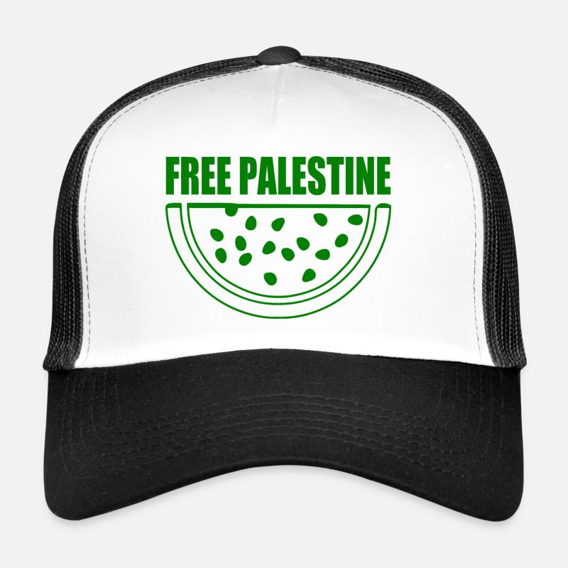 Free palestine melon pastèque Casquette trucker 