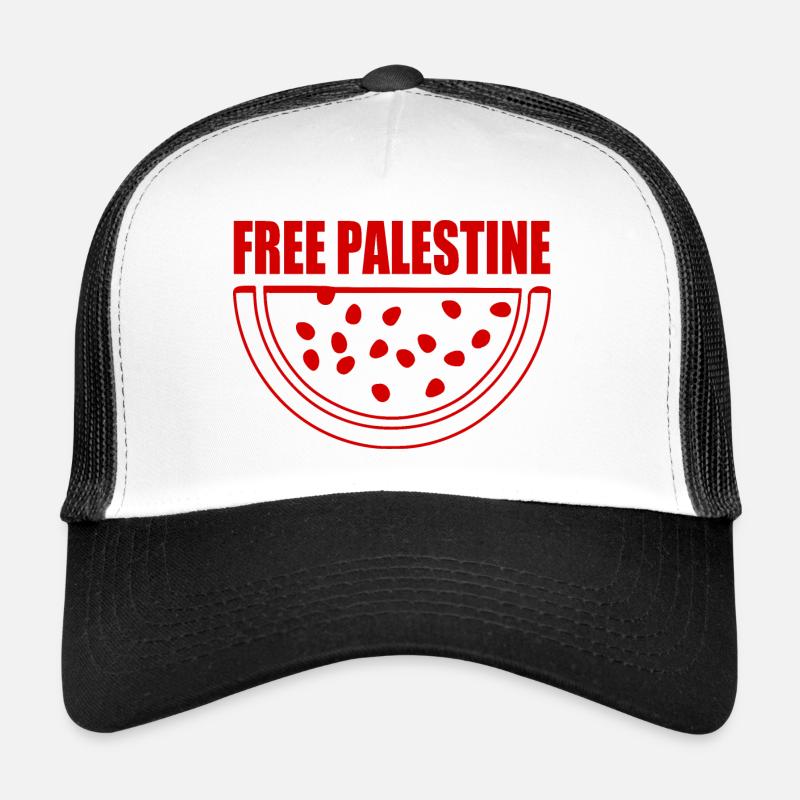 Free palestine melon pastèque Casquette trucker 