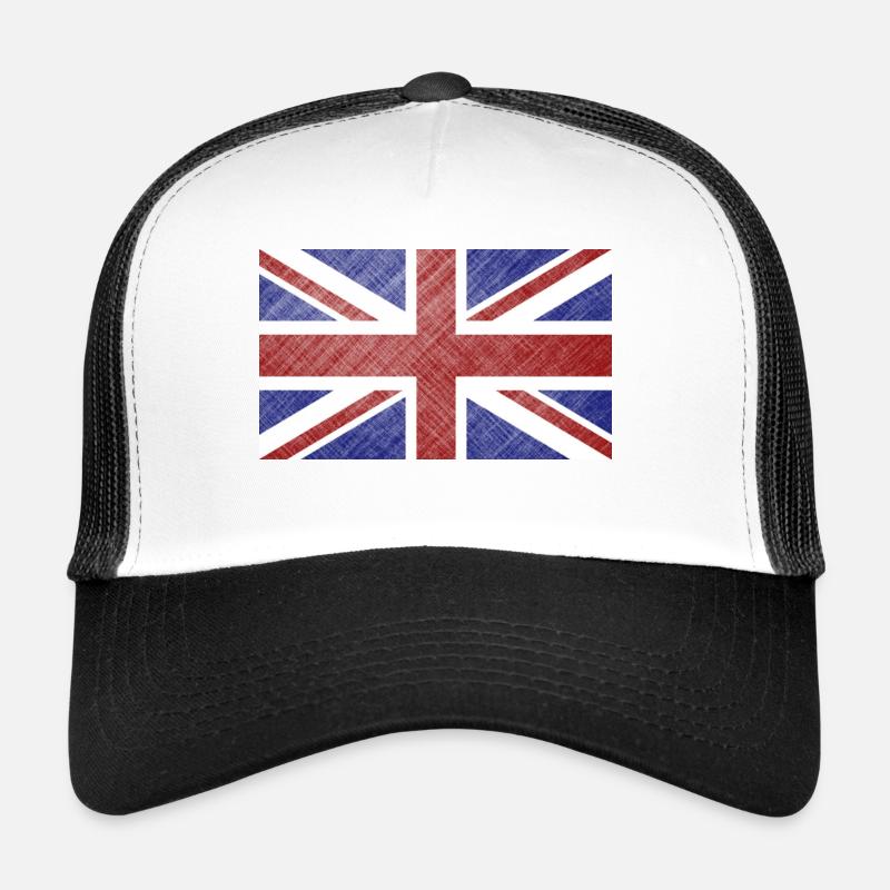 Grunge Union Jack Flag Trucker Cap