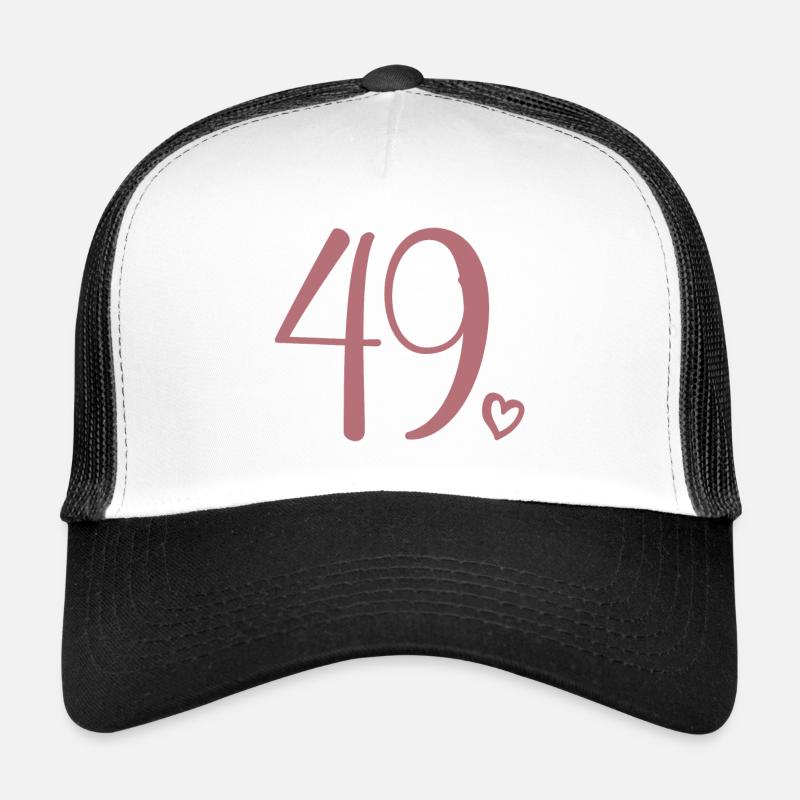 Mignon numéro 49, 49 ans, cadeau de 49e anniversaire Casquette trucker 