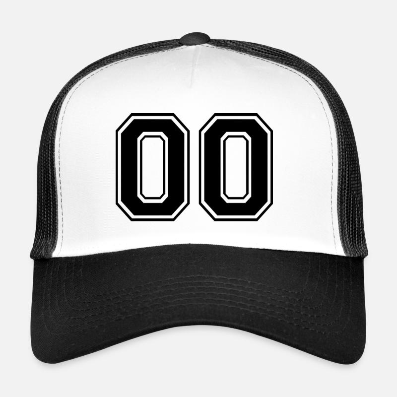 00 - Trucker Cap - white/black