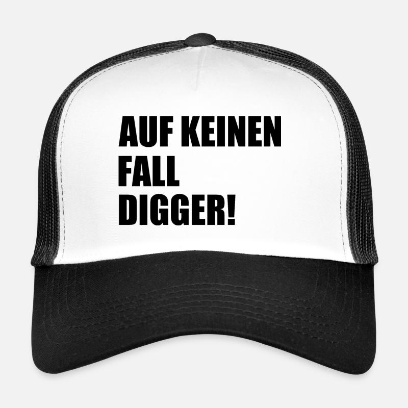 auf keinen fall digga Trucker Cap