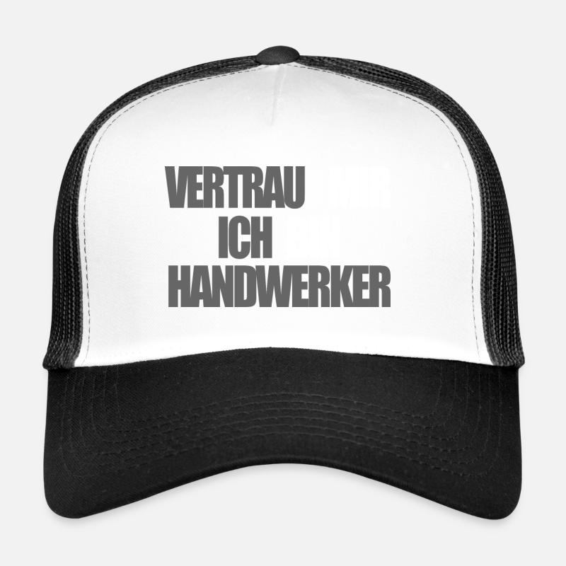 Cooler Handwerker Spruch Trucker Cap