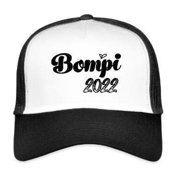 Bester Bompi Belgien Opa flämisch Vater Flandern - Trucker Cap - Weiß/Schwarz - Vorne
