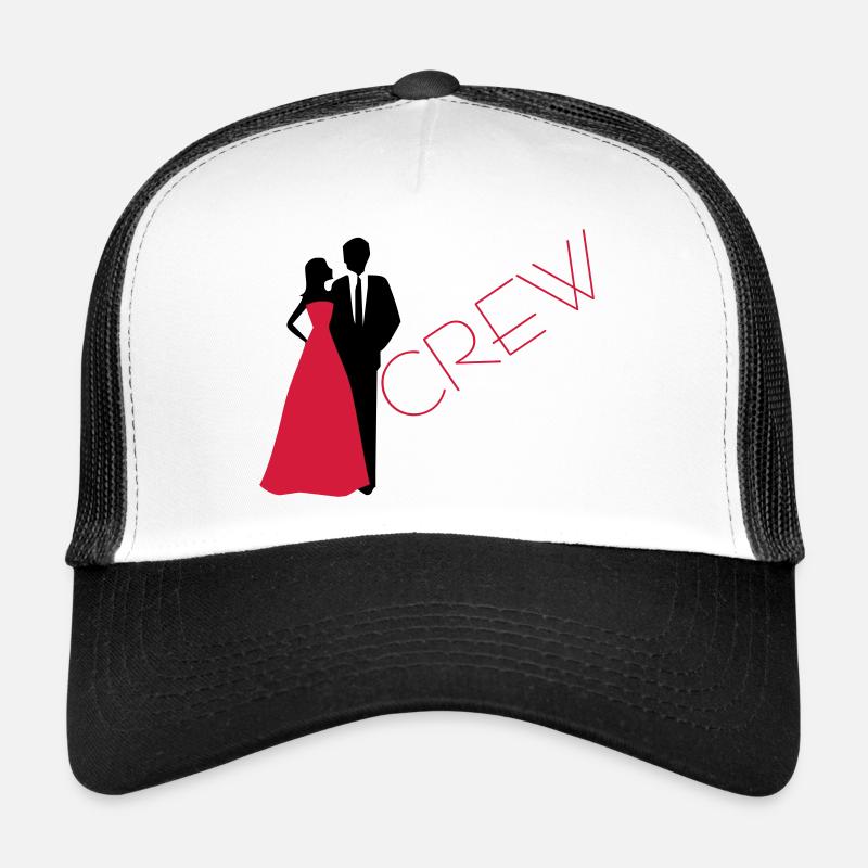 Department bride wedding groom Trucker Cap