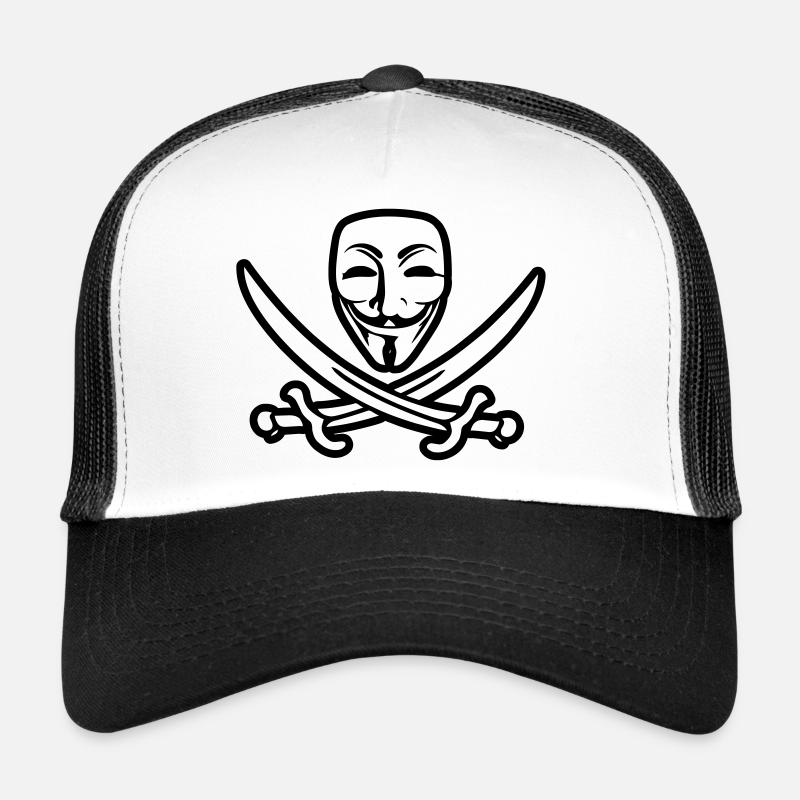 ANONYMOUS - Trucker Cap - Weiß/Schwarz