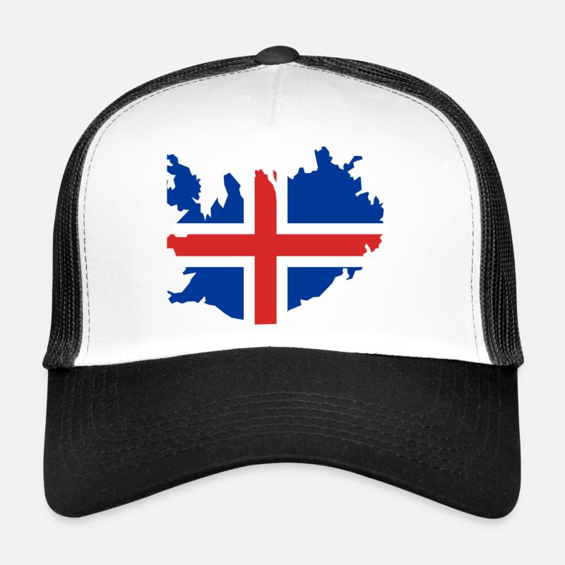 Iceland - Casquette trucker  - blanc/noir