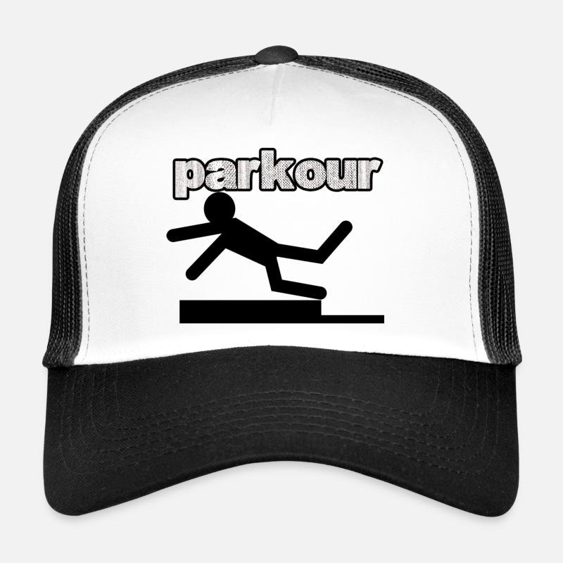 Straße Sport - Trucker Cap - Weiß/Schwarz