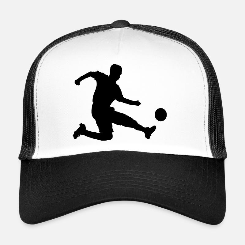 Fussballer - Trucker Cap - Weiß/Schwarz