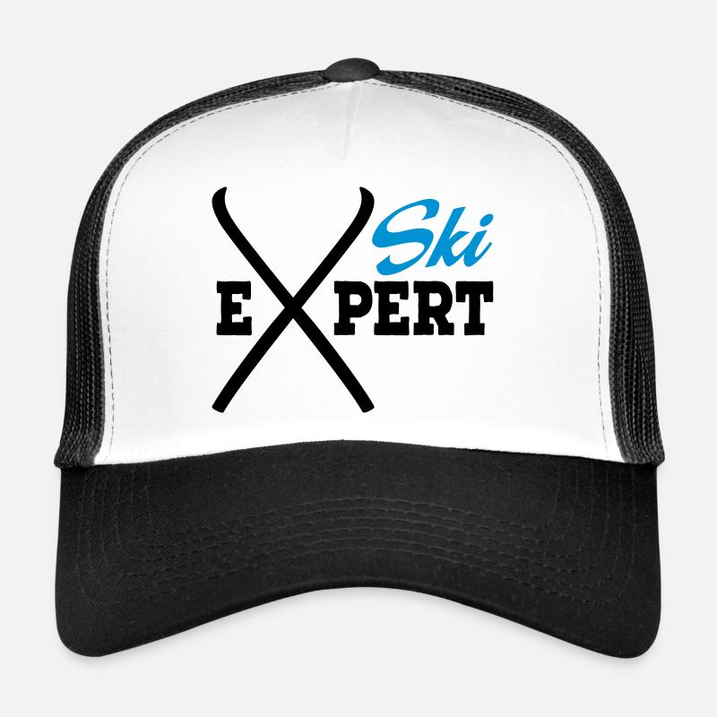 Ski - Trucker Cap - Weiß/Schwarz