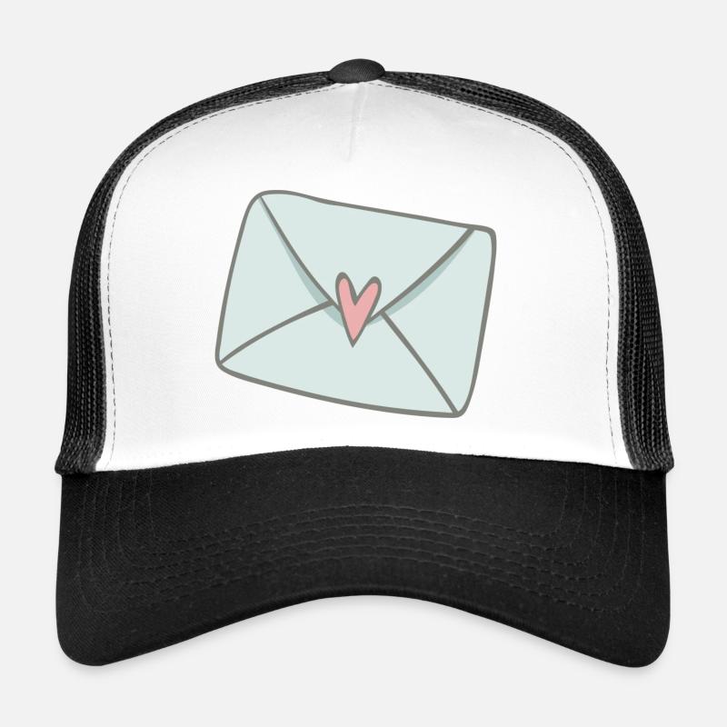Liebesbrief - Trucker Cap - Weiß/Schwarz