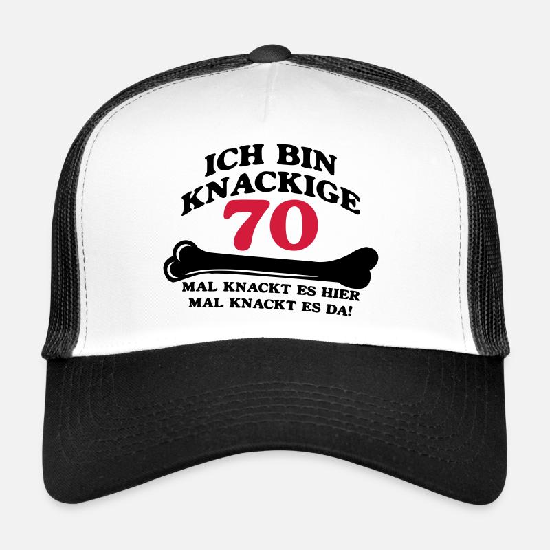 Geburtstag - Ich bin Knackige 70 Trucker Cap
