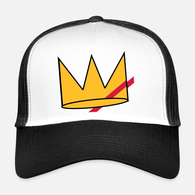 Flowers patch - Trucker Cap - Weiß/Schwarz