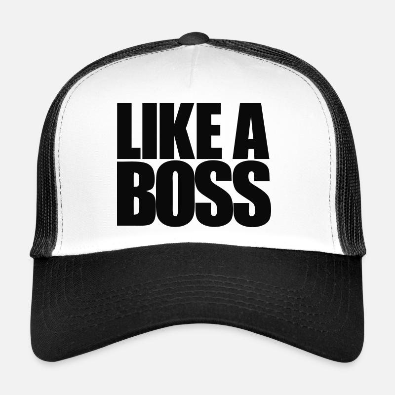 Like a Boss - Trucker Cap - Weiß/Schwarz