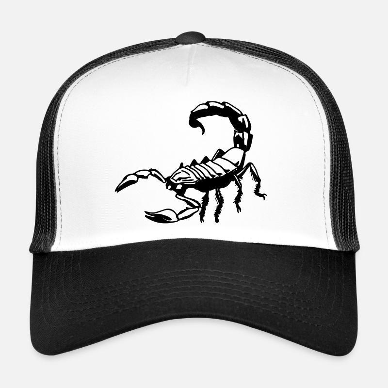 scorpion - Trucker Cap - Weiß/Schwarz