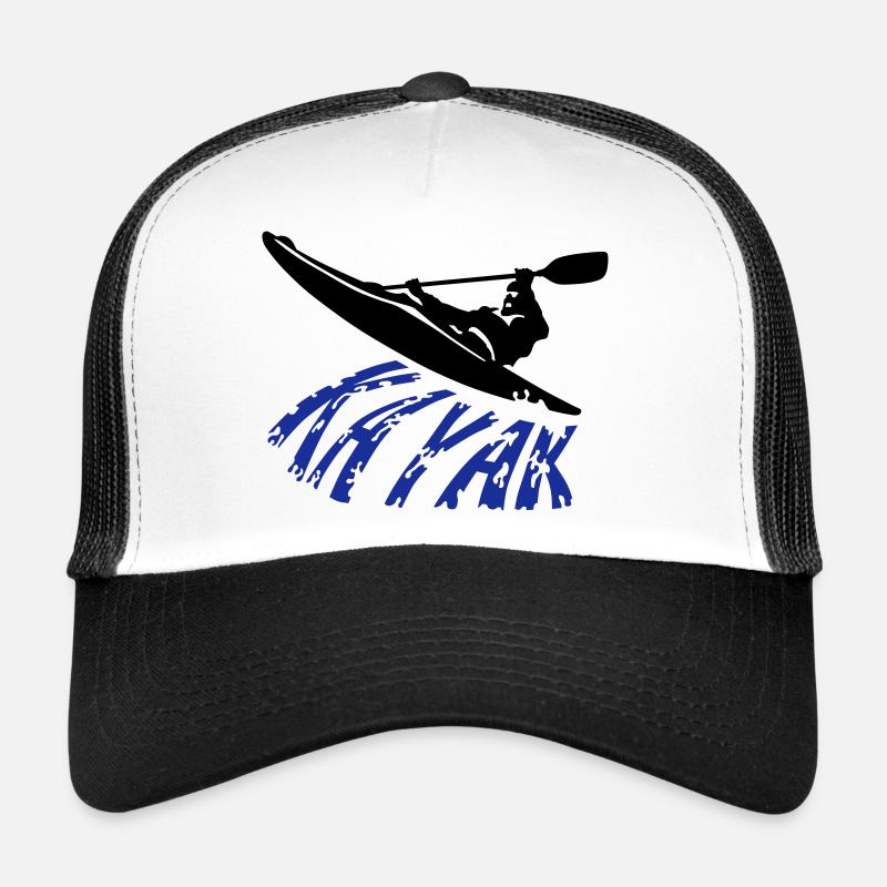 kayak - Casquette trucker  - blanc/noir