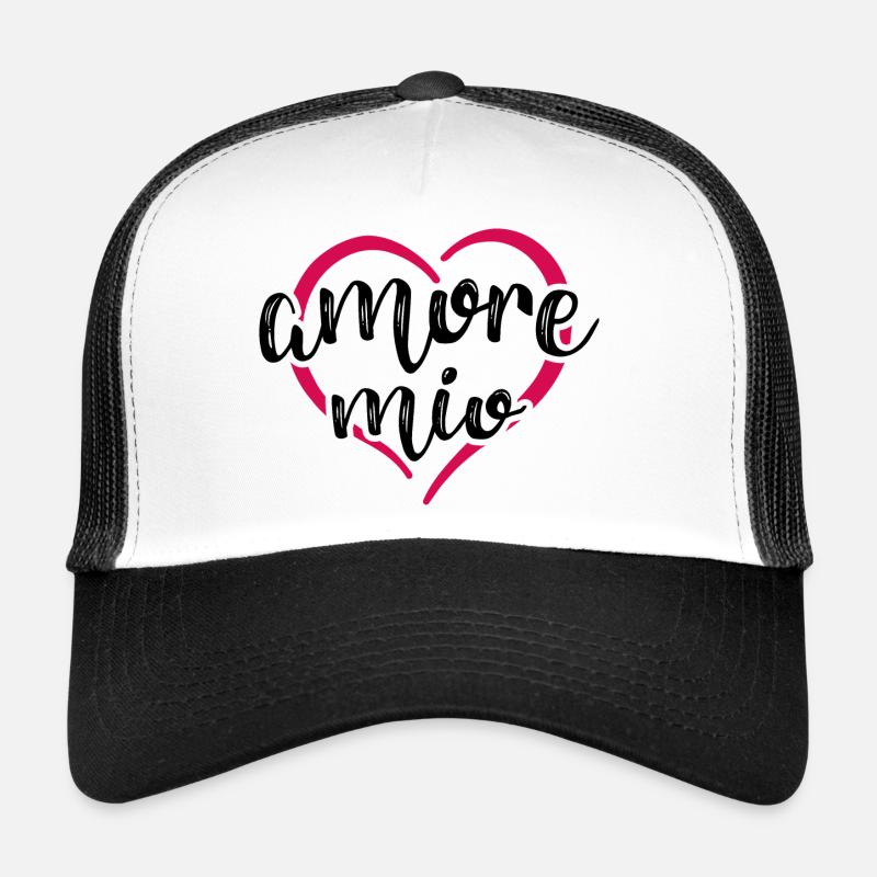 Amore mio dans le cœur Casquette trucker 
